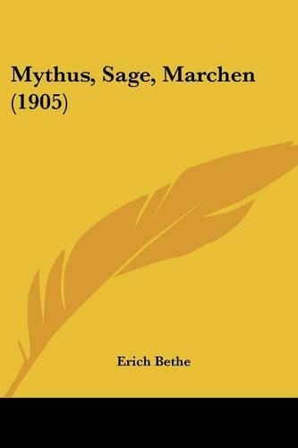 Mythus, Sage, Marchen (1905)