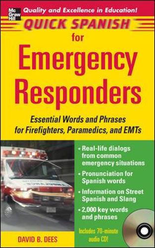 Quick Spanish for Emergency Responders Package (Book + 1CD)