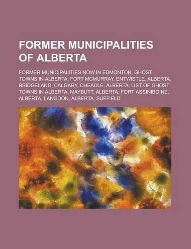 Former Municipalities of Alberta