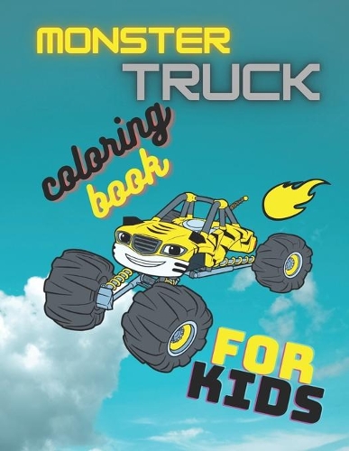 Monster Truck Coloring Book For Kids