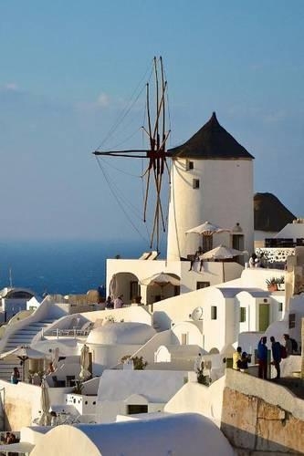 A Windmill on Santorini, for the Love of Greece