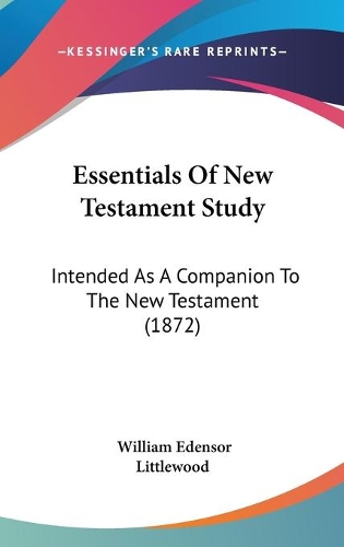 Essentials Of New Testament Study