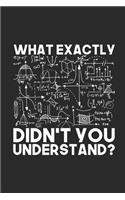 What Exactly Didn't You Understand?