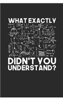 What Exactly Didn't You Understand?