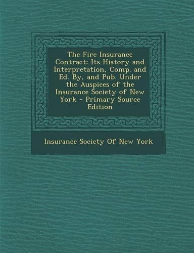 The Fire Insurance Contract