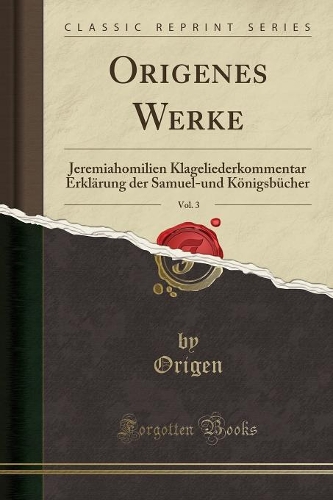 Origenes Werke, Vol. 3