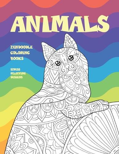 Zendoodle Coloring Books - Animals - Stress Relieving Designs