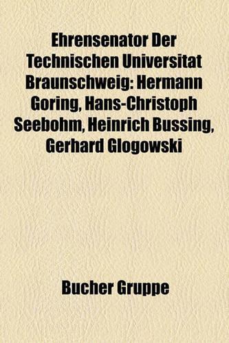 Ehrensenator Der Technischen Universitat Braunschweig