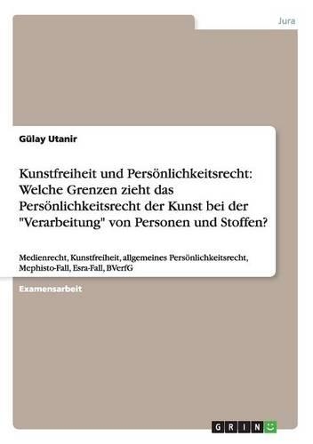 Kunstfreiheit und Persönlichkeitsrecht