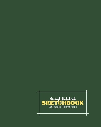 Amiesk Notebook - Sketch Book - 600 pages (8 x 10 inch) - Glossy Cover