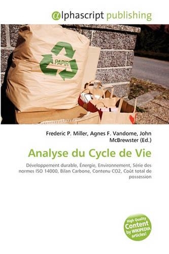 Analyse Du Cycle de Vie