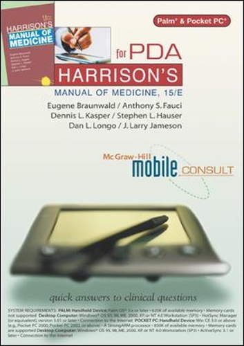 Harrison's Manual of Medicine, 15/e for PDA