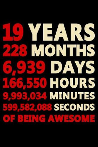 19 Years Of Being Awesome