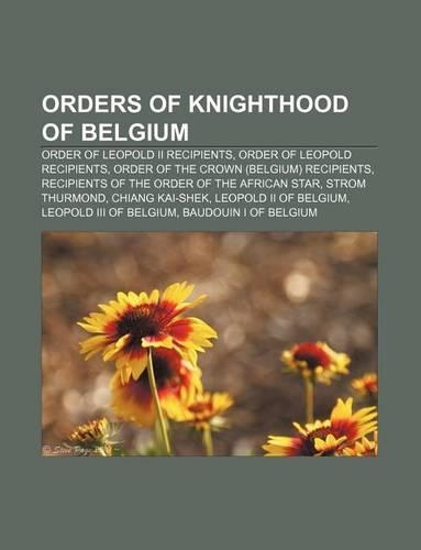 Orders of Knighthood of Belgium