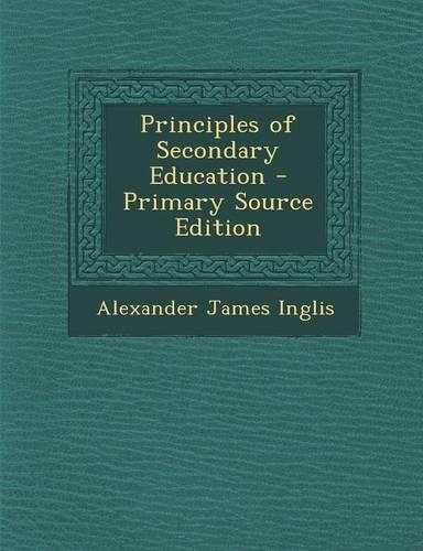 Principles of Secondary Education