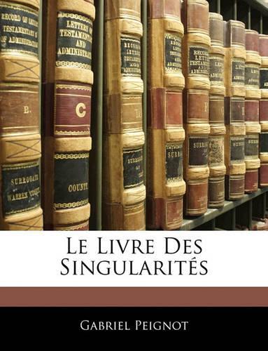 Le Livre Des Singularités
