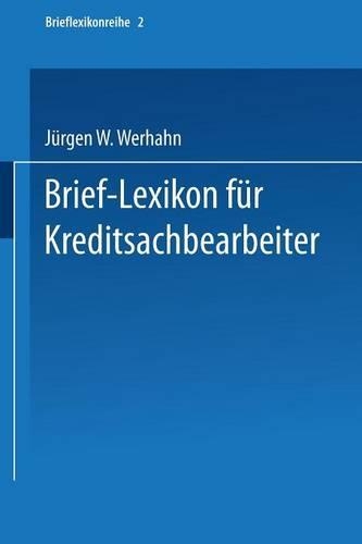Brief-Lexikon für Kreditsachbearbeiter