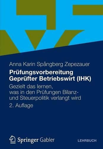 Prufungsvorbereitung Geprufter Betriebswirt (Ihk)