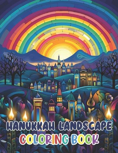 Hanukkah Landscape Coloring Book