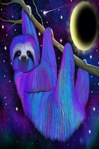 Notizbuch mit Faultier