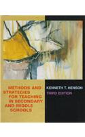 Methods and Strategies for Teaching in Secondary and Middle Schoo