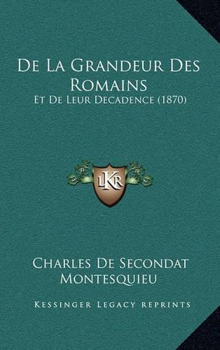 de La Grandeur Des Romains