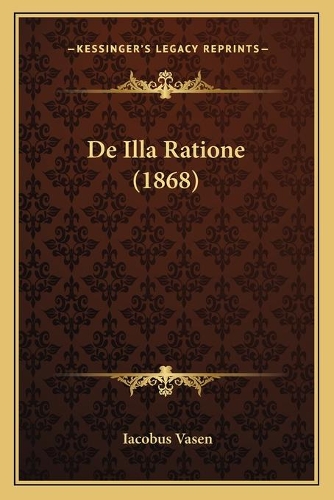 De Illa Ratione (1868)