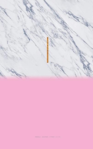 I - Marble Journal Pink 5 X 8