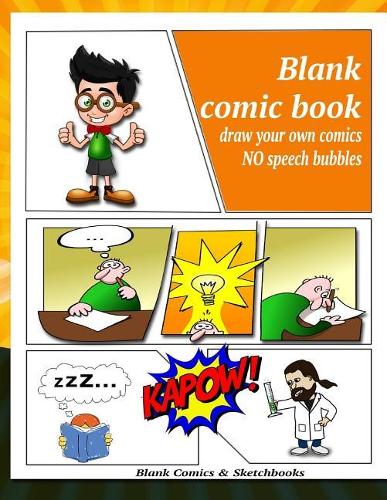 Blank comic book draw your own comics