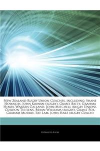 Articles on New Zealand Rugby Union Coaches, Including