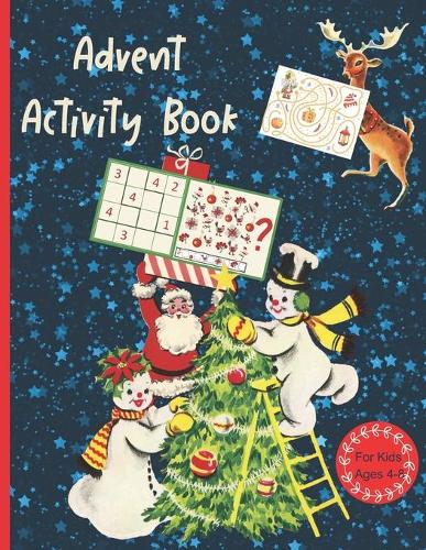 Advent Activity Book For Kids Ages 4-8