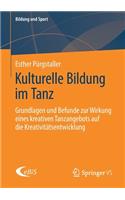 Kulturelle Bildung im Tanz