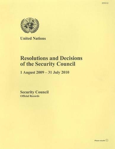 Resolutions and decisions of the Security Council