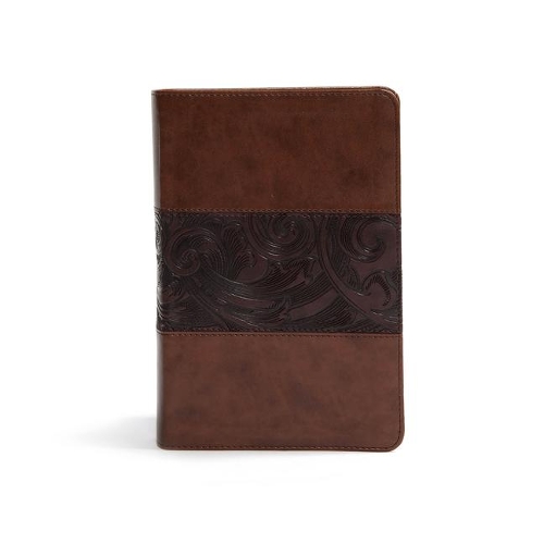 CSB Study Bible, Personal Size Edition, Mahogany LeatherTouch