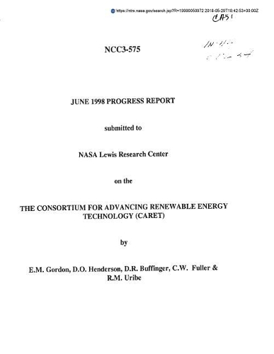 The Consortium for Advancing Renewable Energy Technology (Caret)
