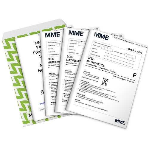 GCSE Maths Predicted Papers 2023 - AQA - 3 Pack - Foundation