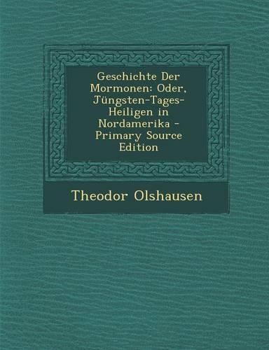 Geschichte Der Mormonen