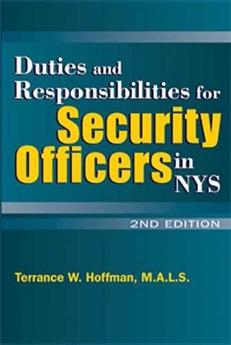 Duties and Responsibilities for Security Officers in NYS