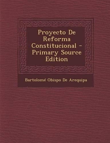 Proyecto de Reforma Constitucional