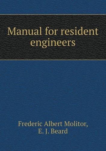 Manual for resident engineers