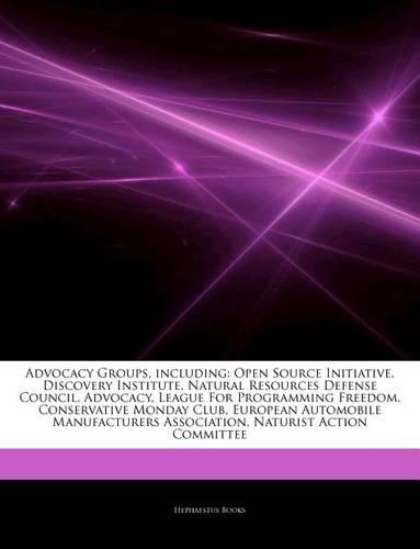 Articles on Advocacy Groups, Including