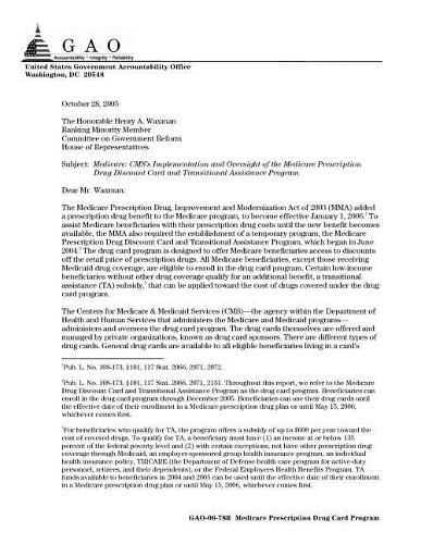 Gao-06-78r Medicare