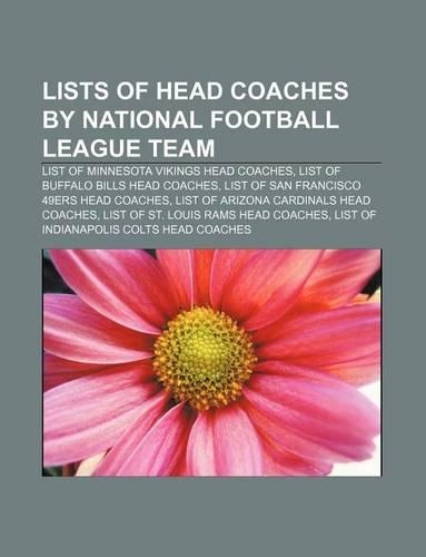 Lists of Head Coaches by National Football League Team