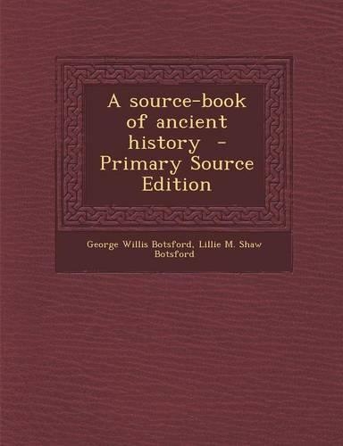 A Source-Book of Ancient History