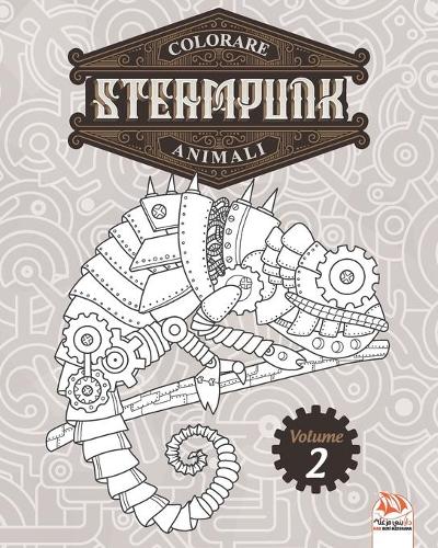 Colorare Steampunk animali - Volume 2
