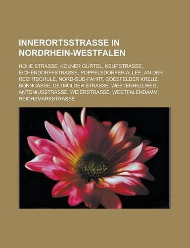 Innerortsstrasse in Nordrhein-Westfalen