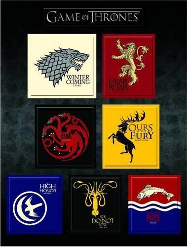 Game of Thrones Magnet Set House Sigils