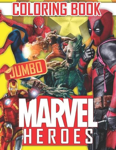 Marvel Heroes JUMBO Coloring Book
