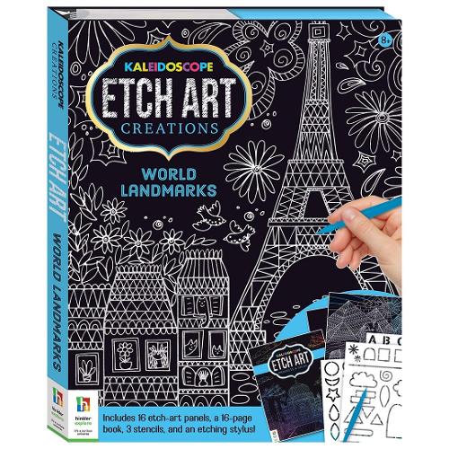 Kaleidoscope Etch Art Creations: World Landmarks