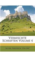 Vermischte Schriften Volume 4